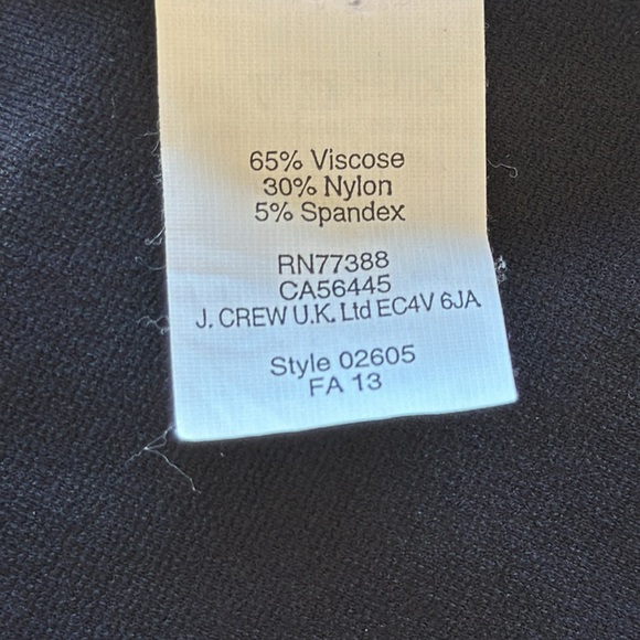 J. Crew short sleeve little black dress, size 10 - Picture 8 of 9